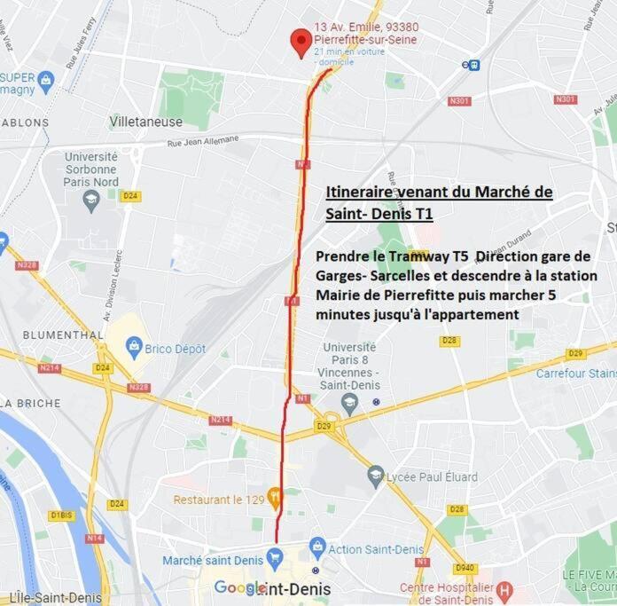 Studio Renove D'Exception Aux Portes De Paris ! Pierrefitte-sur-Seine Zewnętrze zdjęcie